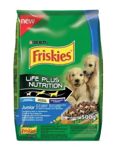 Sausas visavertis pašaras šunims FRISKIES, mažoms veislėms, su vištiena, 1,5 kg