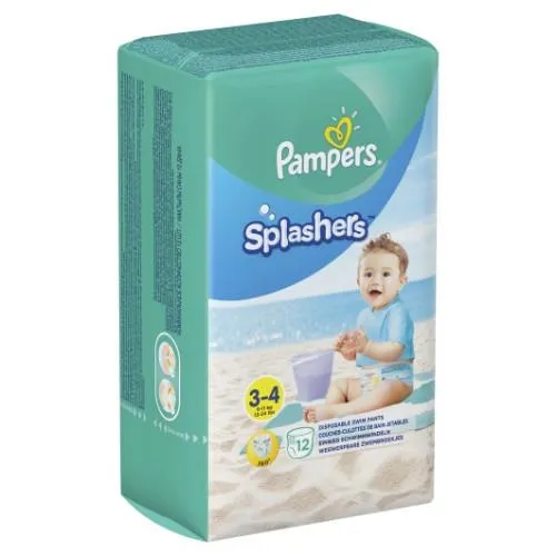 Sauskelnės-kelnaitės PAMPERS Pants Splashers, 3 dydis, 6 - 11 kg, 12 vnt.