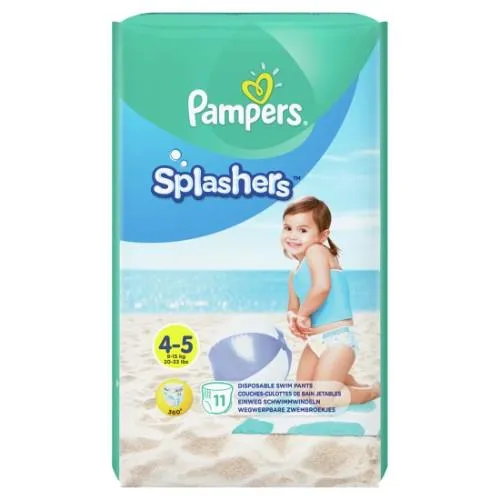 Sauskelnės-kelnaitės PAMPERS Pants Splashers, 4 dydis, 9 - 15 kg, 11 vnt.