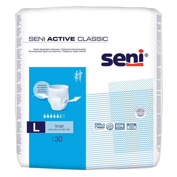 Sauskelnės suaugusiems SENI Active Classic L N30