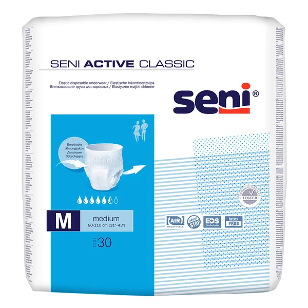 Sauskelnės suaugusiems SENI Active Classic M N30