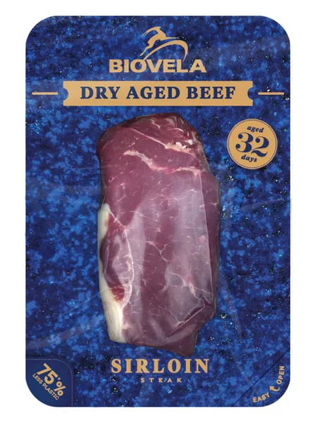 Sauso brandinimo jautienos nugarinė, 32 d., 220 g UTENOS MĖSA