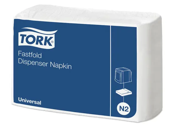 Servetėlės TORK UNIVERSAL, 25x30, dozatoriui N2,  300 vnt, 10933