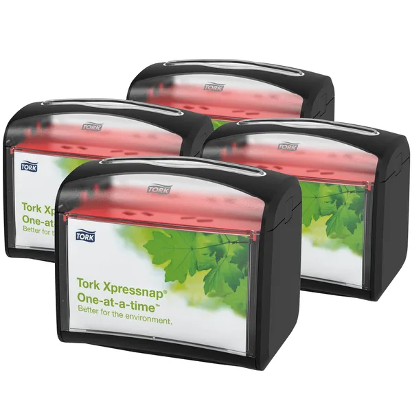 Servetėlių laikiklis TORK Xpressnap® Tabletop N4 272611, juodas