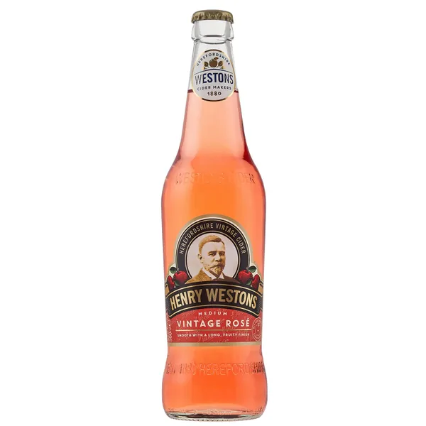 Sidras HENRY WESTONS, Vintage, Rose, 5,5%, 0,5 l, butelis