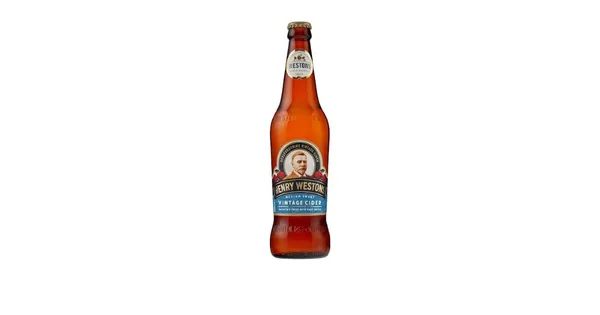 Sidras HENRY WESTONS,Vintage, pusiau saldus, 4,5%, 0,5 l, butelis