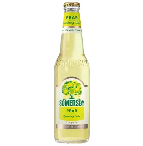 Sidras SOMERSBY, kriaušių skonio, 4,5 %, 0,33 l, butelis, D