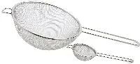 Sietelis, su rankena, metalas, vidutinio smulkumo 1,5 mm, D 20 cm, L 40 cm, H 13 cm, vnt