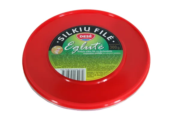 Silkių filė su daržovėmis majonezo padaže EGLUTĖ, 300 g