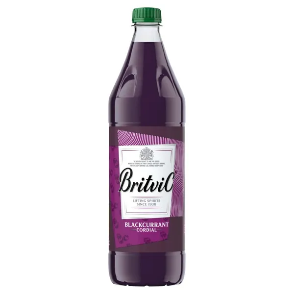 Sīrups BRTIVIC Cordial Blackcurrant, PET, 1l (DEP)