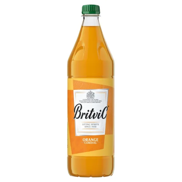 Sīrups BRTIVIC Cordial Orange, PET, 1l (DEP)