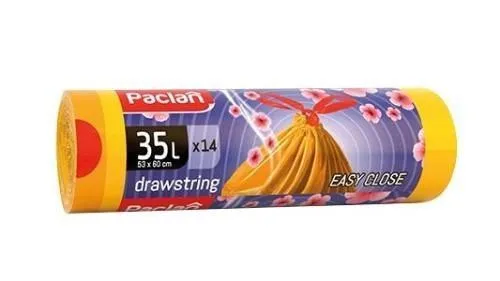 Šiukšlių maišai PACLAN aromatizuoti, užrišami, 35 l, 15 mk, 14 vnt.