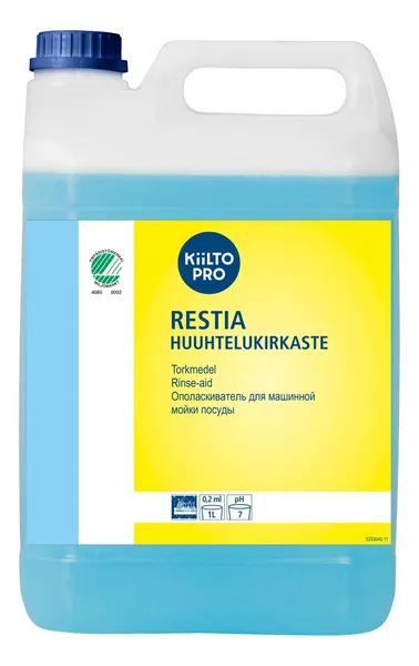 Skalavimo priemonė indaplovėms  KIILTO  Restia Rinse, 5 l