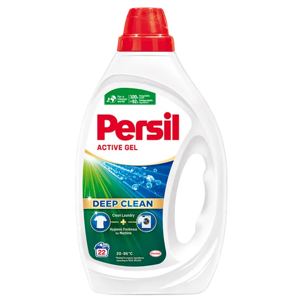 Skalbimo gelis PERSIL ACTIVE, 22 skalbimai, 990 ml