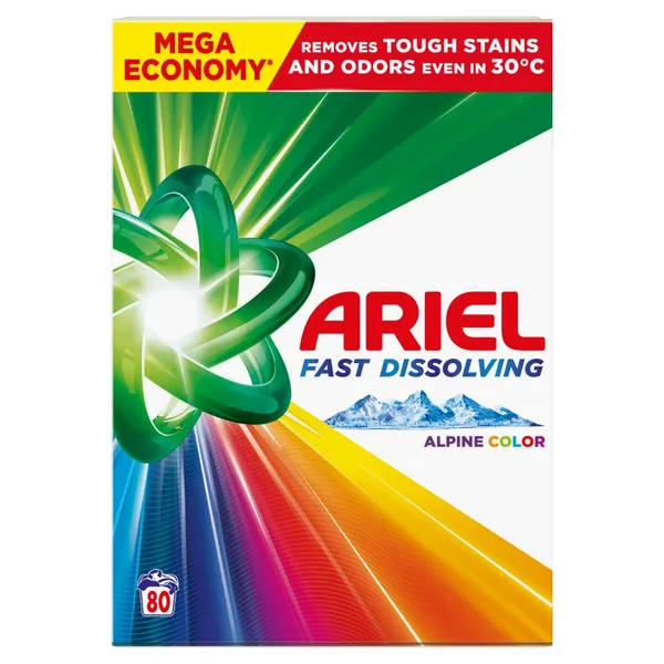 Skalbimo milteliai ARIEL Color, 80 skalb., 4,4 kg.