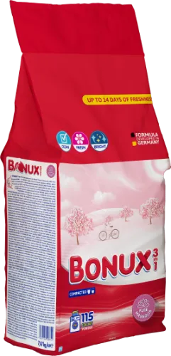 Skalbimo milteliai BONUX, Pure Magnolia, 7,47kg./115sk.