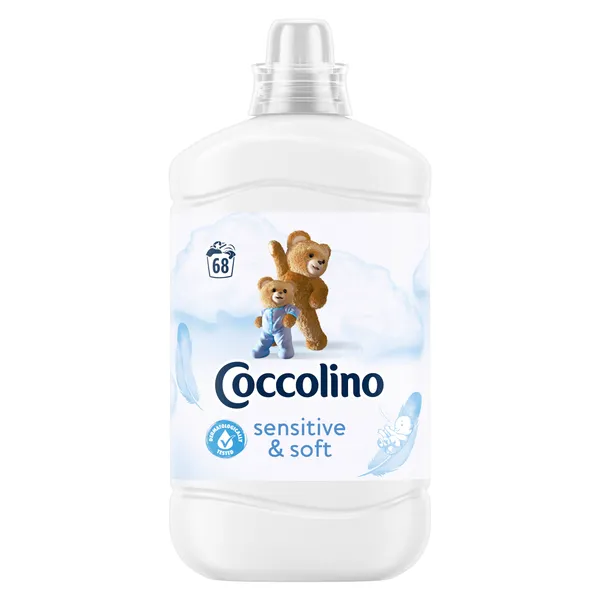 Skalbinių minkštiklis COCCOLINO Sensitive, 68 sk.,1,7 l