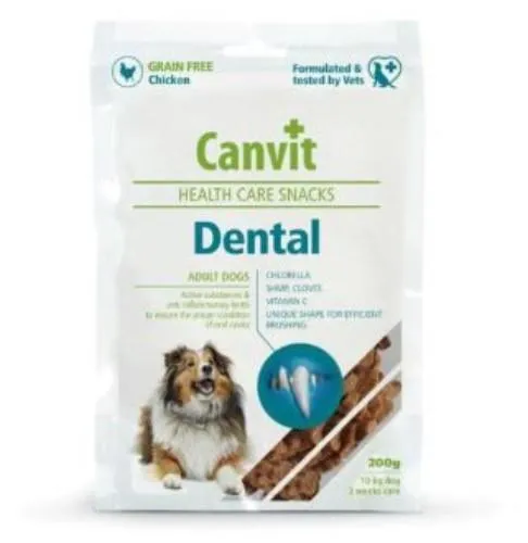 Skanėstai šunims CANVIT Dental, 200 g