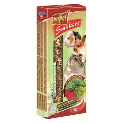 Skanėstas graužikams VITAPOL, su daržovėmis, 2vnt, 90 g