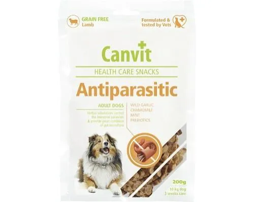 Skanėstas šunims CANVIT, Anti-Parasites, 200 g