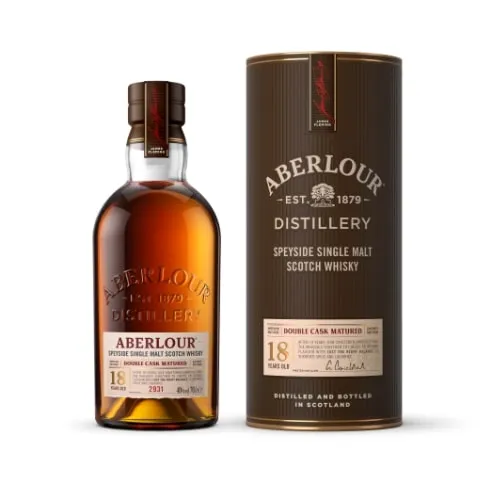 Škotiškas viskis ABERLOUR 18 Y.O. viensalyklis su dėžute 43%,  0,7l