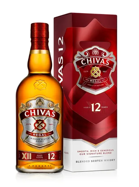 Škotiškas viskis CHIVAS REGAL 12 Y.O. (40%, dėžutėje), 700 ml