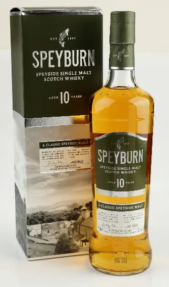 Škotiškas viskis SPEYBURN 10 YO, su dėžute, 40 %, 0,7 l