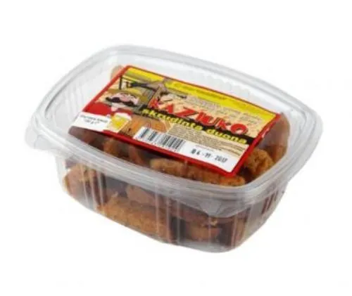 Skrudinta duona Kaziuko, riekelėmis, indelyje, 600 g
