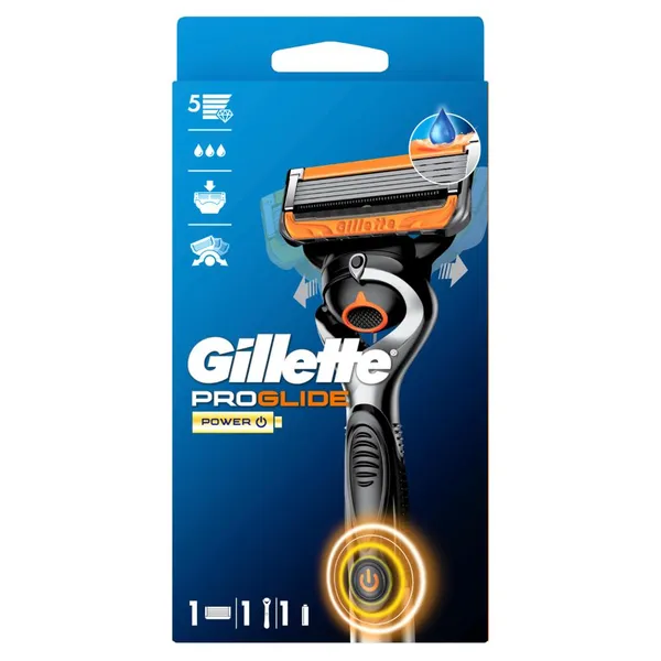Skustuvas GILLETTE FUSION PROGLIDE Power + sk. galvutė 1vnt.
