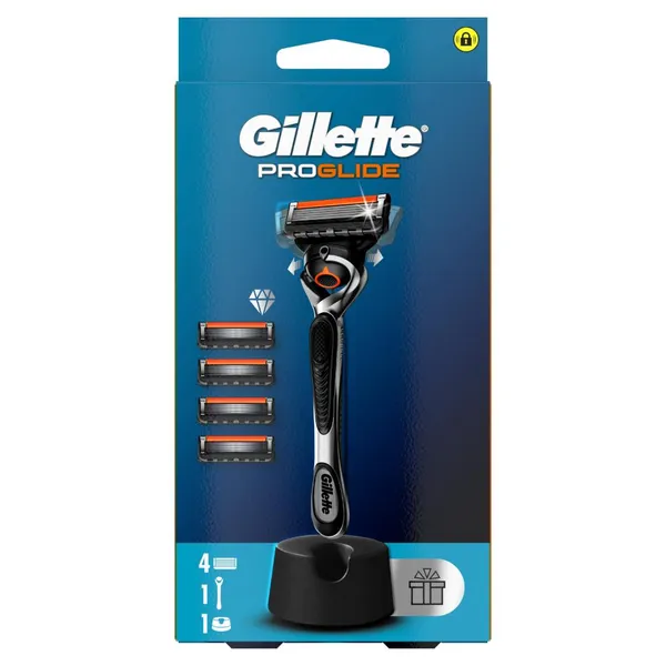 Skustuvas GILLETTE FUSION PROGLIDE + sk. galvutės 4vnt.