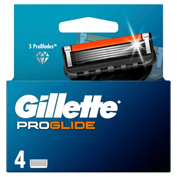 Skustuvo galvutės GILLETTE FUSION Proglide, 4vnt.