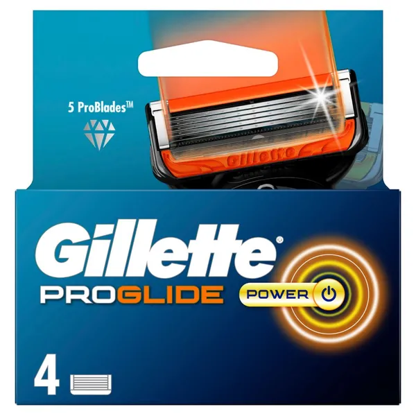 Skustuvo galvutės GILLETTE FUSION Proglide Power, 4vnt.