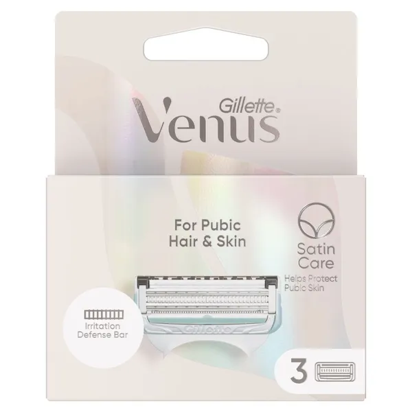 Skustuvo galvutės intymiai higienai VENUS, 3vnt.