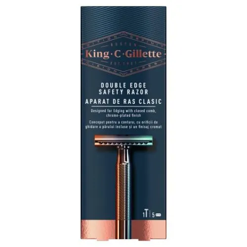 Skutimosi peiliukai King C GILLETTE, 5vnt + skustuvas