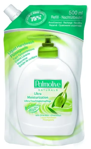 Šķidrās roku ziepes PALMOLIVE Naturals Olive Milk, Doypack, 500ml