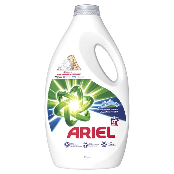 Skystas skalbiklis ARIEL Mountain Spring 48 skalb., 2,4 l