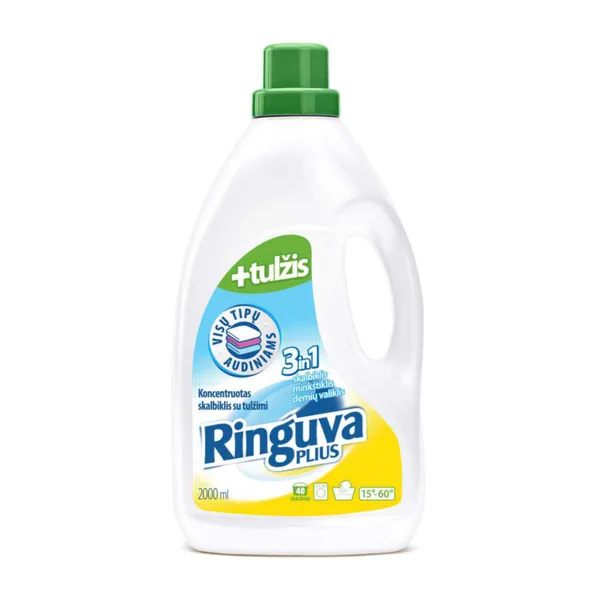 Skystas skalbiklis RINGUVA PLIUS, su tulžimi, 3in1 universalus, 40 skalbimų, 2 l