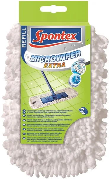Šluostė grindims Spontex Microwiper, pakeitimas, siūlinė, mikropluoštas, 46 x 14 cm, vnt