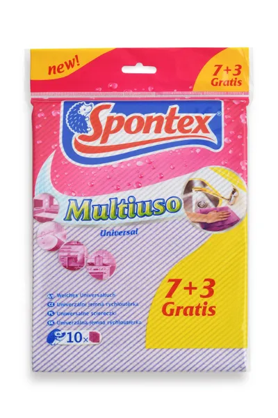 Šluostė SPONTEX Multiuso, universali, viskozė/poliesteris, 46 x 36 cm, 10 vnt