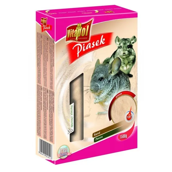 Smėlis šinšiloms VITAPOL, 1,5 kg