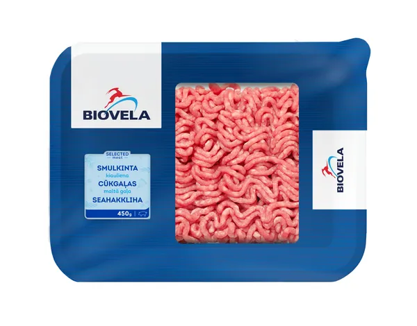 Smulkinta kiauliena, atšaldyta, 450 g