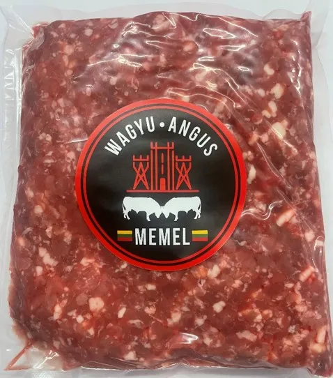 Smulkinta sauso brandinimo jautiena Wagyu/Angus, 500 g
