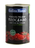 Sasmalcināti tomāti (bez mizām) sulā Gallina Blanca 4kg