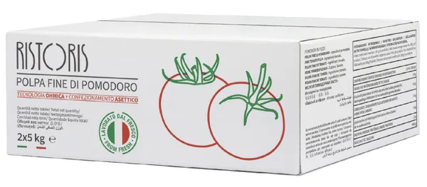 Smulkintų pomidorų padažas RISTORIS, 2x5kg