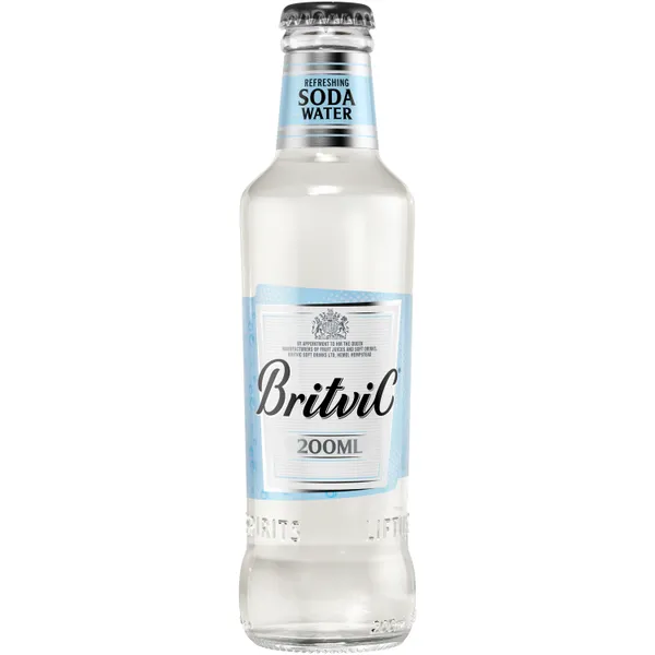 Sodas ūdens BRITVIC, stiklā, 0.2l (DEP)