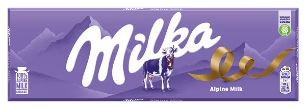 Šokoladas MILKA Alpine Milk, 250 g
