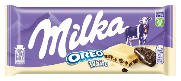 Šokoladas MILKA Oreo White, 100g