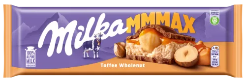 Šokoladas MILKA Toffee Wholenuts, 300 g