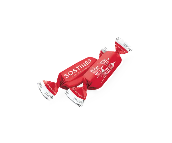 Šokoladiniai saldainiai PERGALĖ, Sostinės, su kremu ir likeriu, 1 kg