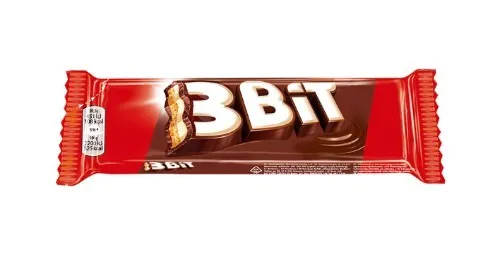 Šokoladinis batonėlis 3BIT, 46 g